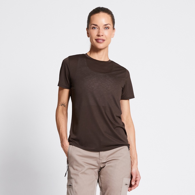 Lightweight tee "Ed" Dark Brown